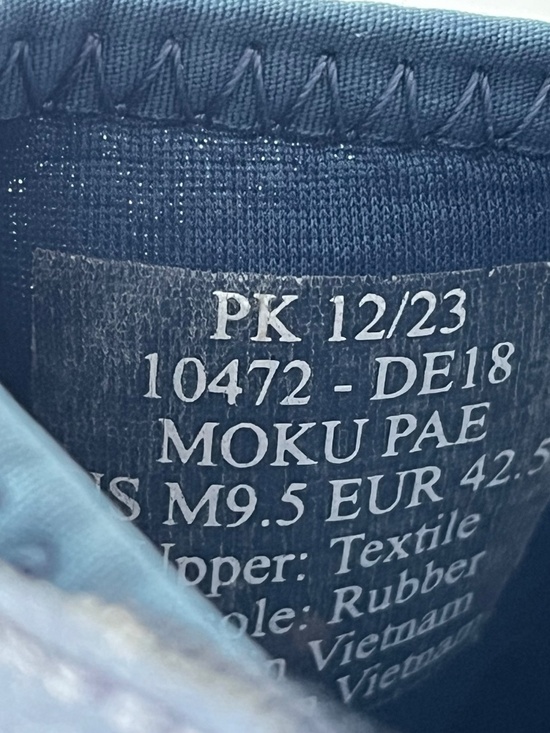OluKai Men’s Moku Pae Shoes Sz 9.5 Blue Mesh Nautical Gorpcore Boat Sneaker
